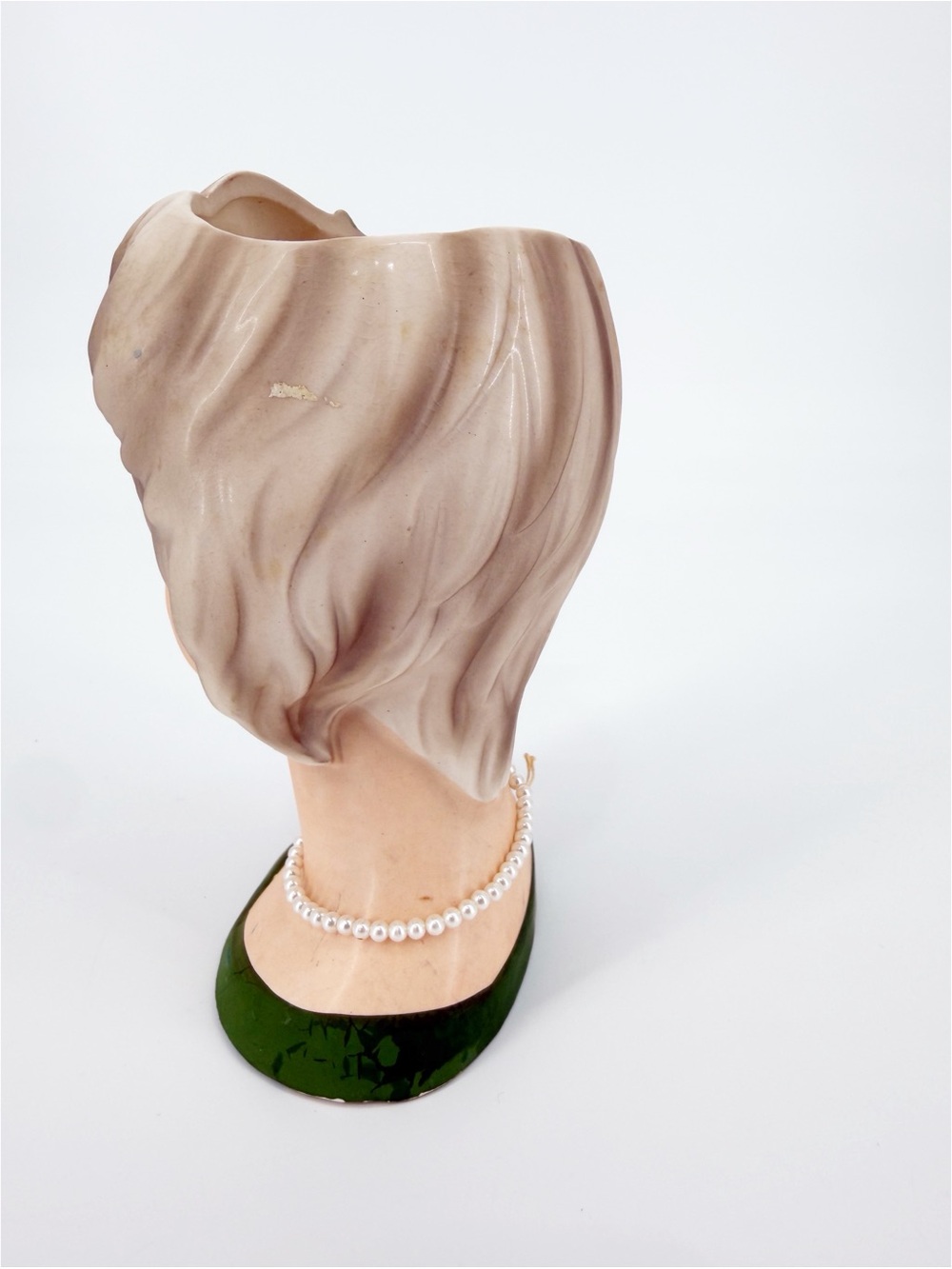 1950 LADY HEAD VASE by RELPO, JAPAN - Picture 6 of 9